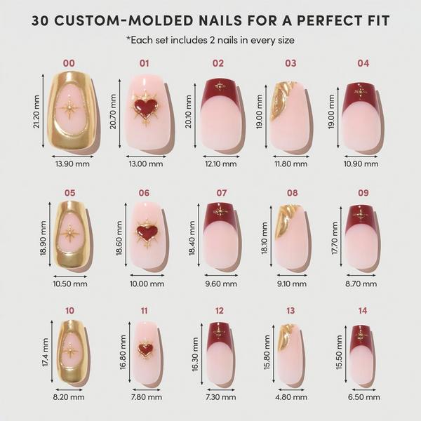 Glamnetic Queen of Hearts Press-On Nails #6