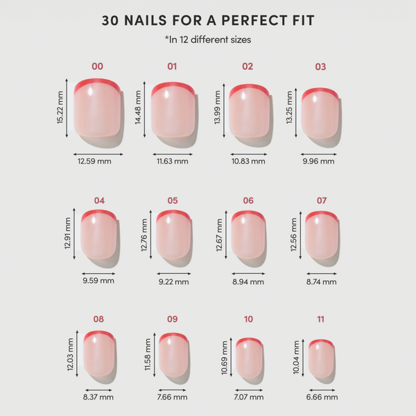 Glamnetic Hotline Red Press-On Nails #6