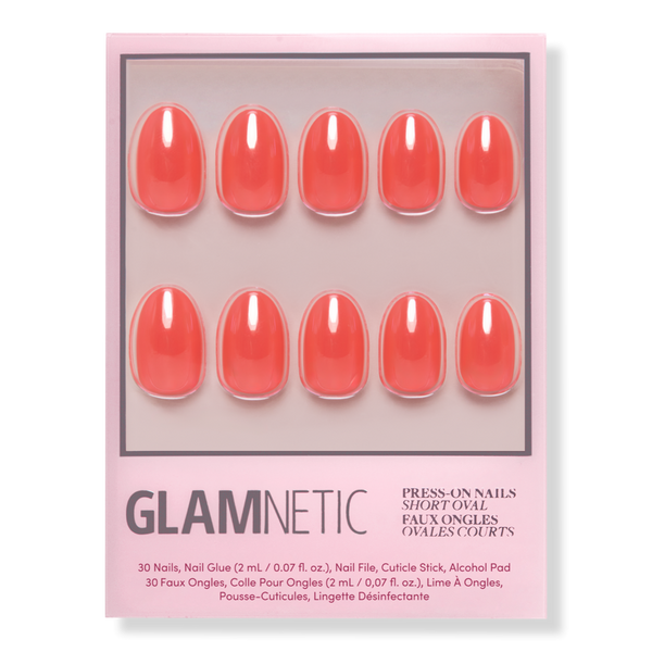 Glamnetic Lush Coral Press-On Nails #1