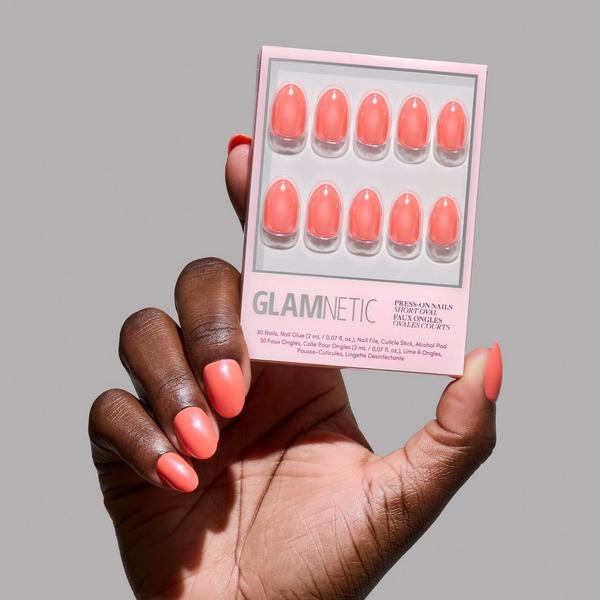 Glamnetic Lush Coral Press-On Nails #5