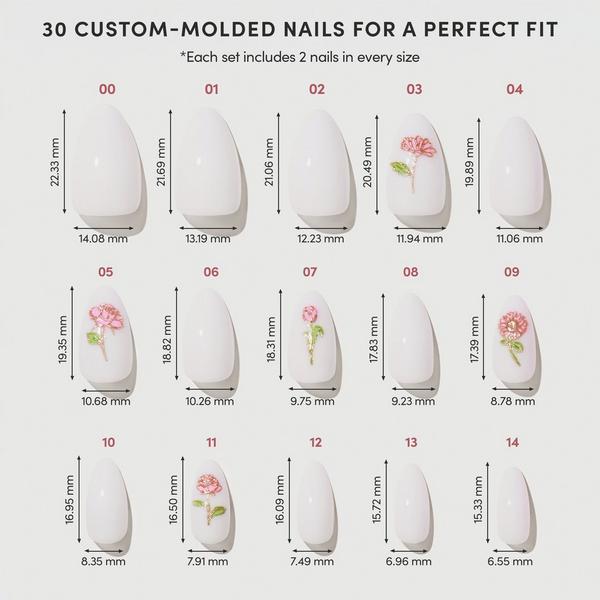 Glamnetic Floral Glow Press-On Nails #6