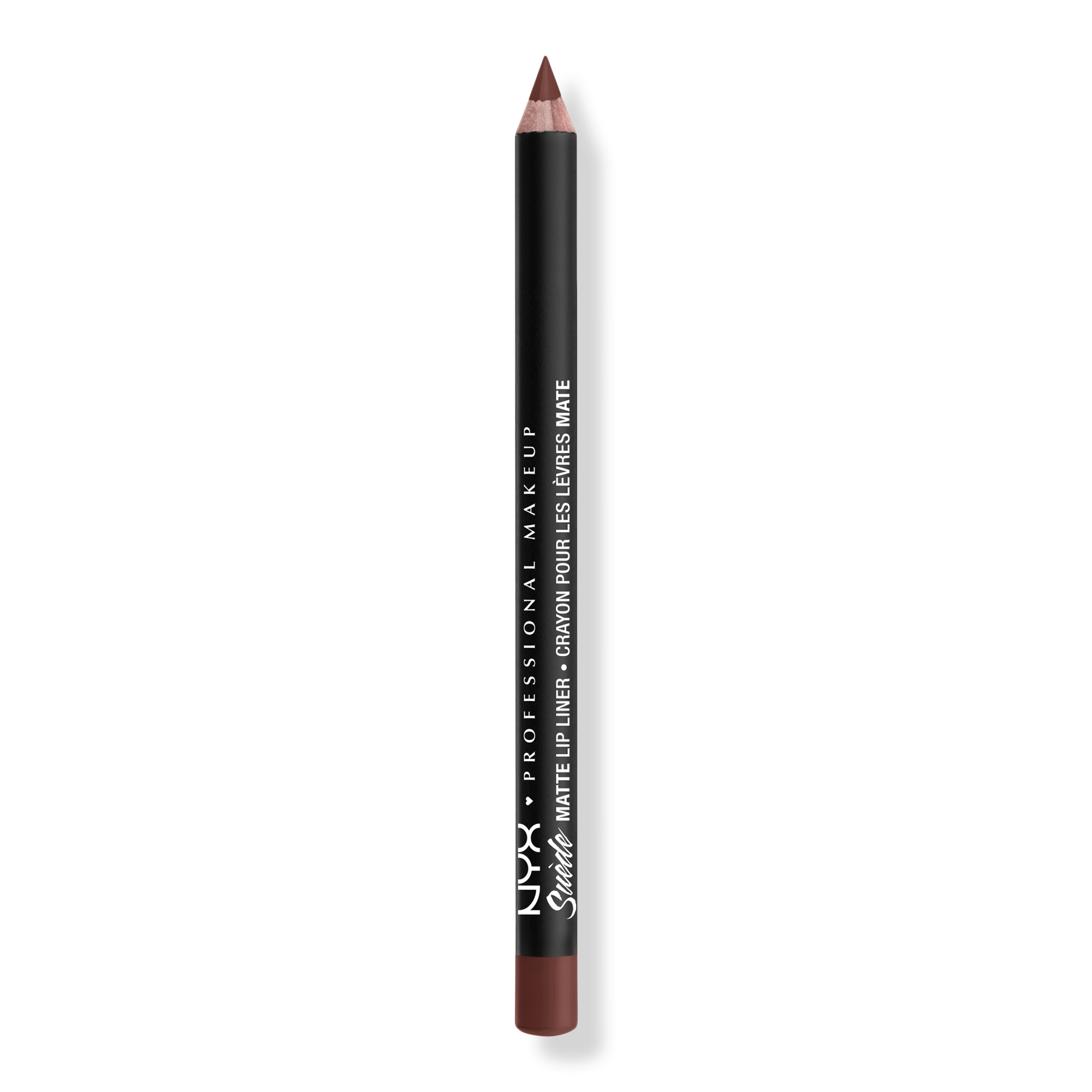NYX Professional Makeup Suede Matte Lip Liner Velvet Soft Vegan Lip Pencil #1