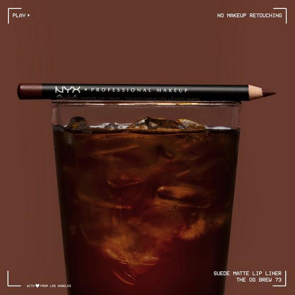 NYX Professional Makeup Suede Matte Lip Liner Velvet Soft Vegan Lip Pencil #4