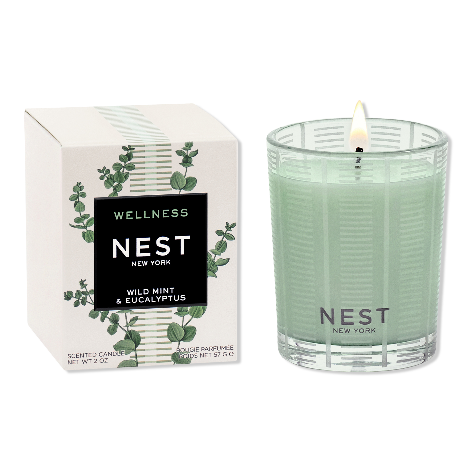 NEST New York Wild Mint & Eucalyptus Votive Candle #1