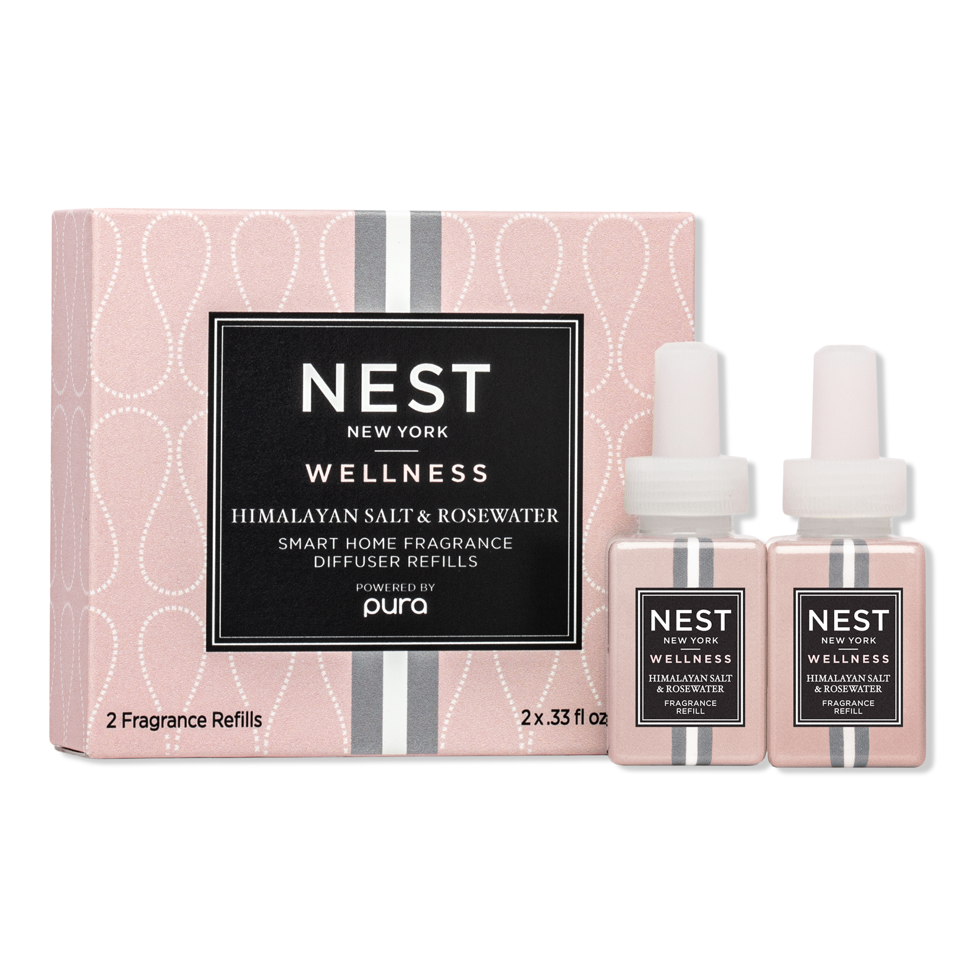 NEST New York Himalayan Salt & Rosewater PURA Refill Duo #1