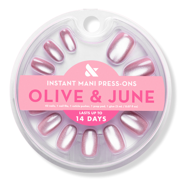 Olive & June Instant Mani Press-On Nails World Lit Velvet #1