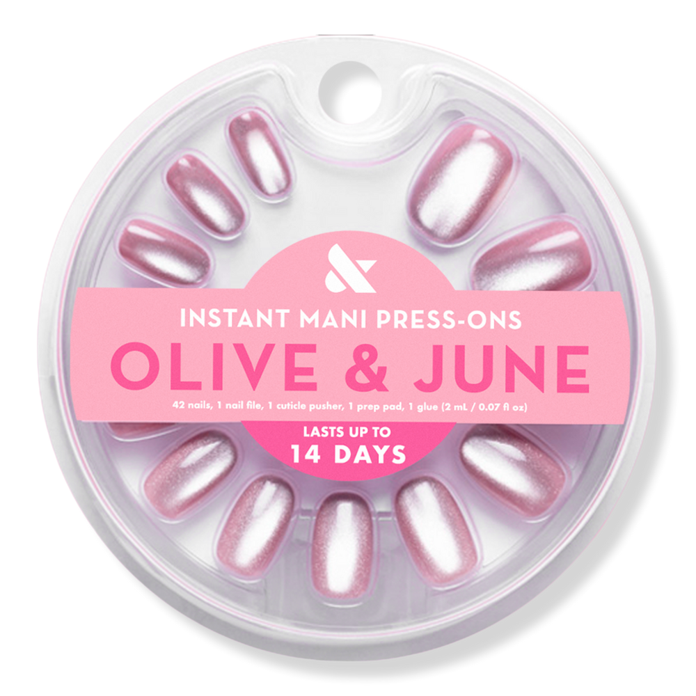 Olive & June Instant Mani Press-On Nails World Lit Velvet
