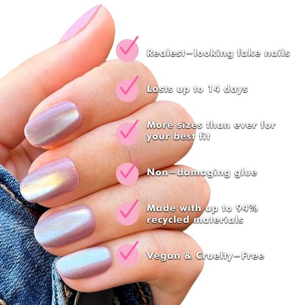 Olive & June Instant Mani Press-On Nails World Lit Velvet #5