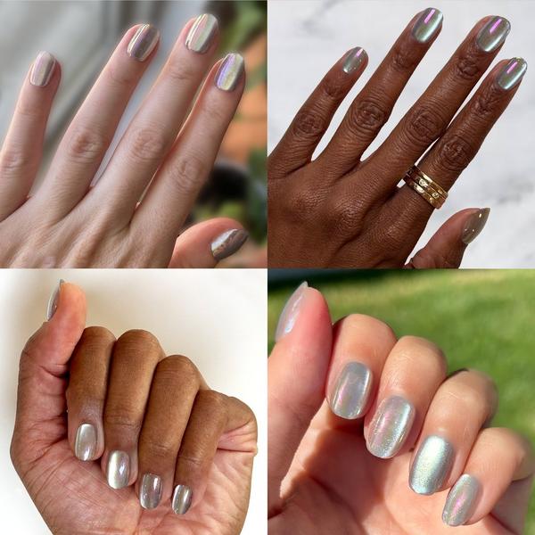 Olive & June Instant Mani Press-On Nails Sheer Lavender Shimmer #7