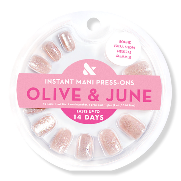 Olive & June Instant Mani Press-On Nails Neutral Shimmer #1