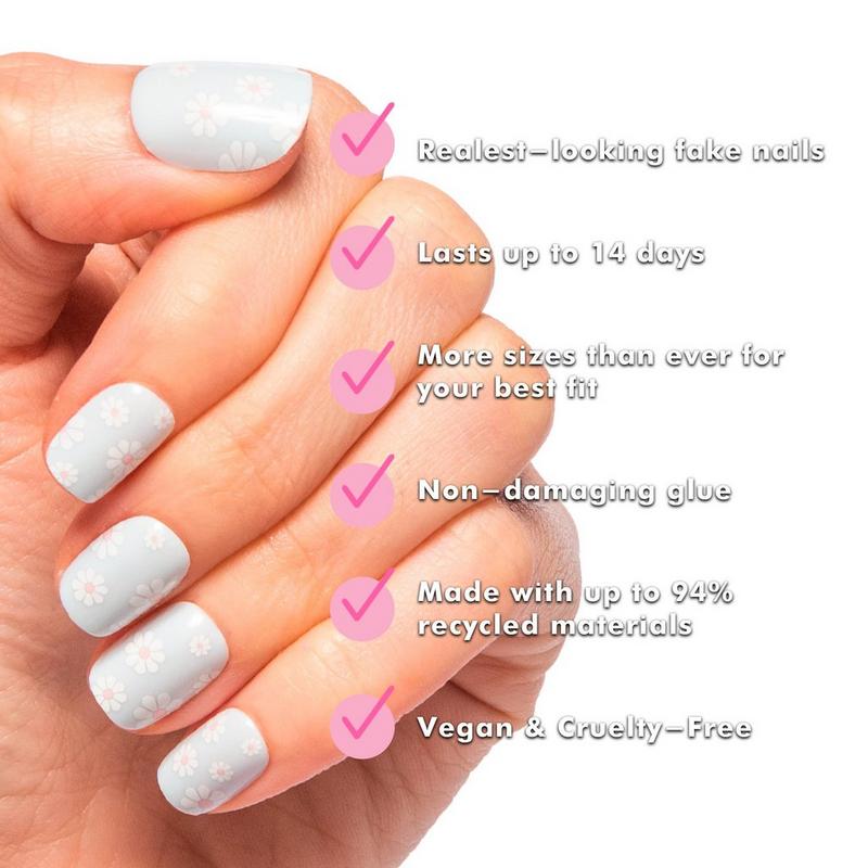 Olive & June - Instant Mani Press-On Nails Flower Shower | Ulta Beauty