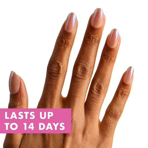 Olive & June Instant Mani Press-On Nails Taupe Jelly Chrome #6