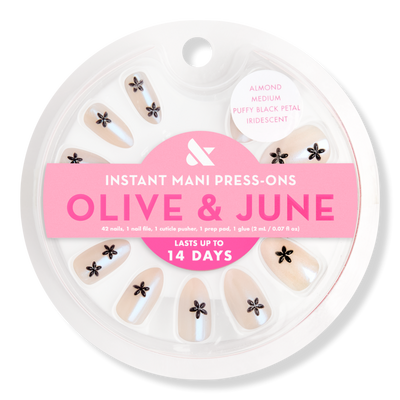 Olive & June Instant Mani Press-On Nails Puffy Black
