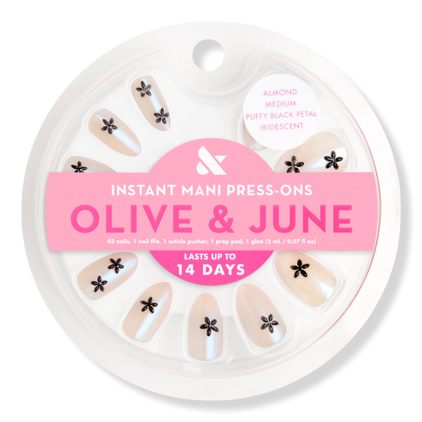 Olive & June Instant Mani Press-On Nails Puffy Black #1
