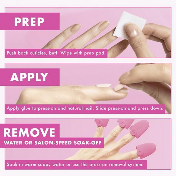 Olive & June Instant Mani Press-On Nails Puffy Black #8