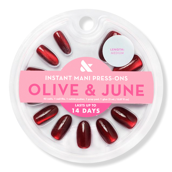 Olive & June Instant Mani Press On Nails Obsessed Velvet #1