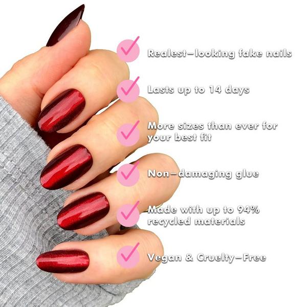 Olive & June Instant Mani Press On Nails Obsessed Velvet #5