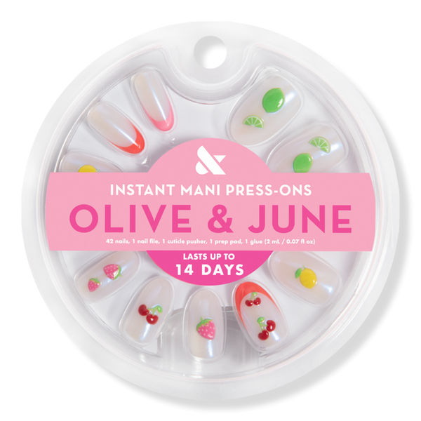 Olive & June Instant Mani Press-On Nails Puffy Fruits #1