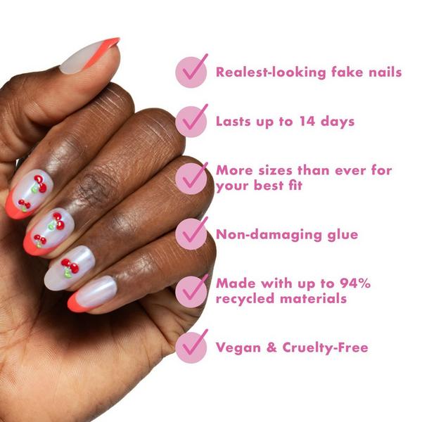 Olive & June Instant Mani Press-On Nails Puffy Fruits #5
