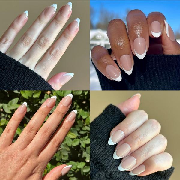 Olive & June Instant Mani Press-On Nails Iconic French #7