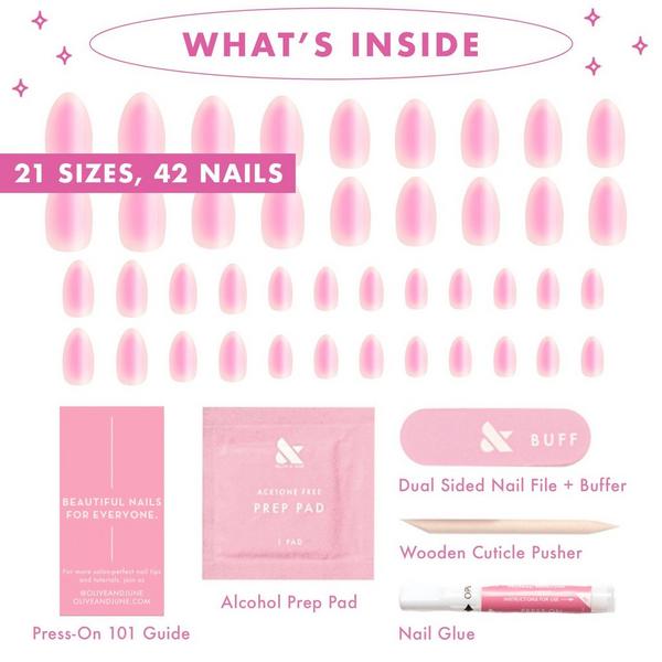 Olive & June Instant Mani Press-On Nails Blush Aura #3