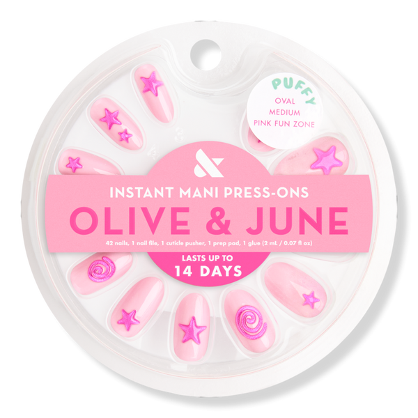 Olive & June Instant Mani Press-On Nails Pink Fun Zone #1