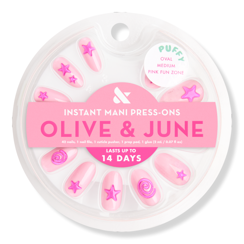 Olive & June Instant Mani Press-On Nails Pink Fun Zone