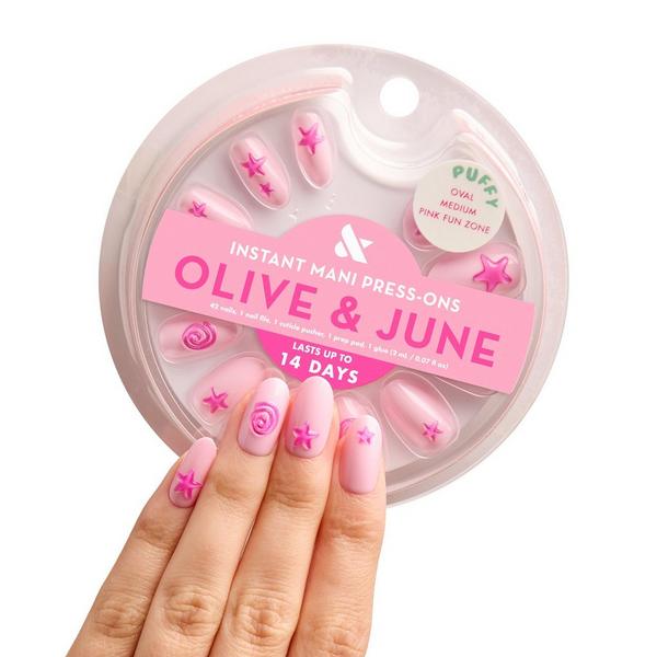 Olive & June Instant Mani Press-On Nails Pink Fun Zone #4