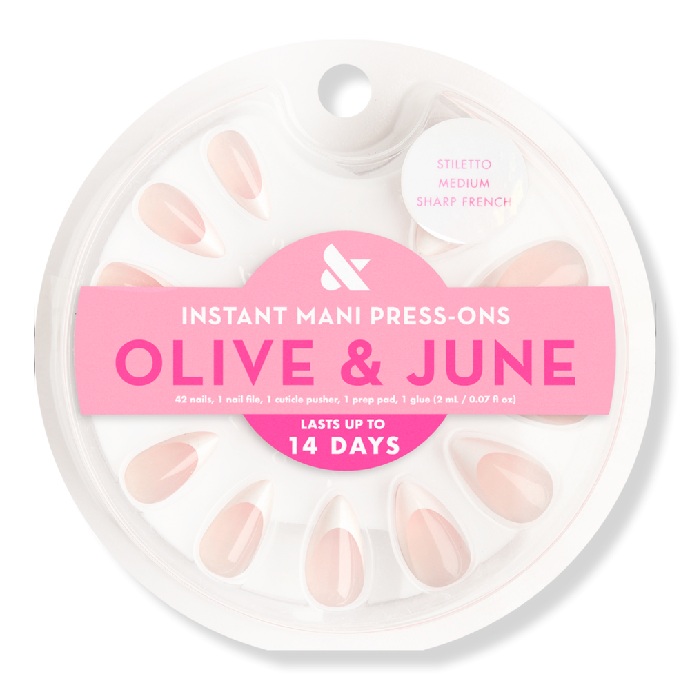 Olive & June Instant Mani Press-On Nails Sharp French