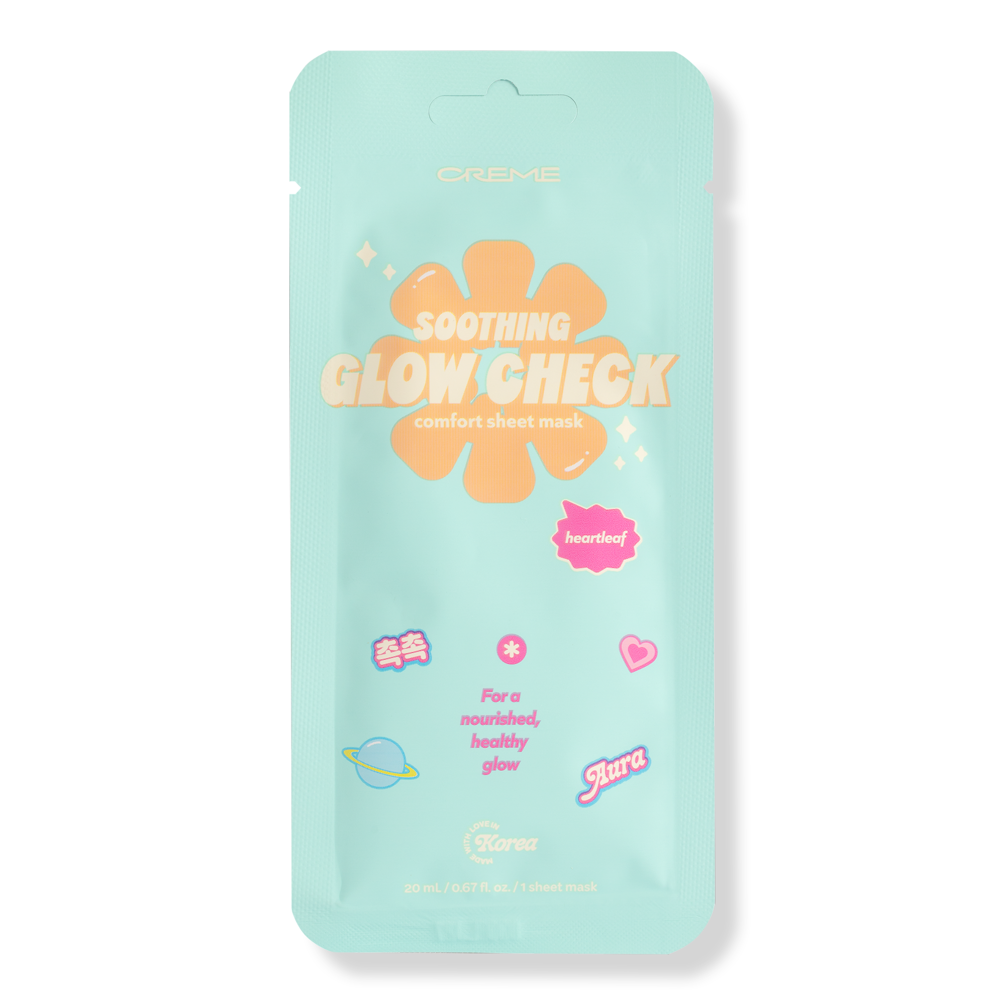 The Crème Shop Glow Check Sheet Mask #1