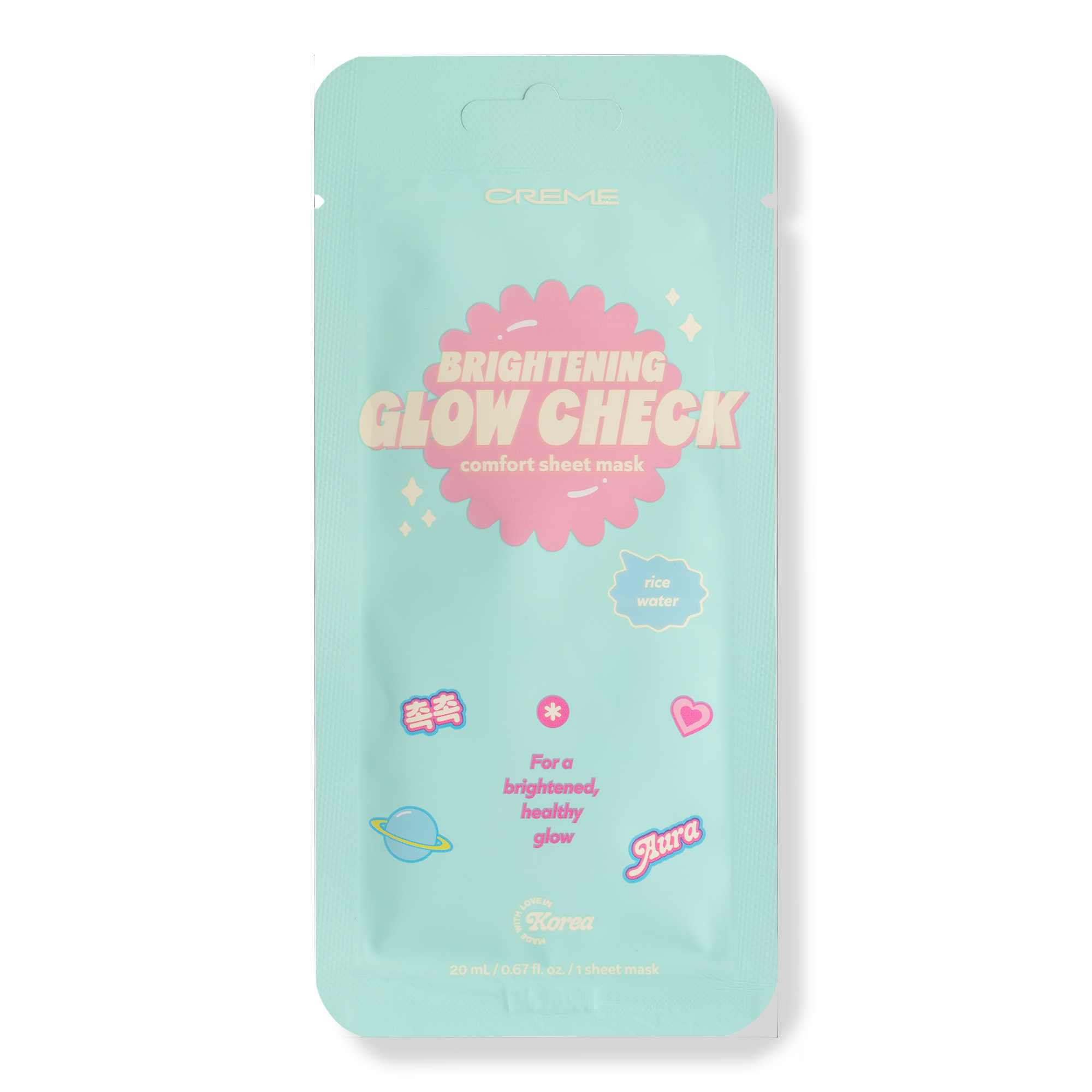 The Crème Shop Glow Check Sheet Mask #1