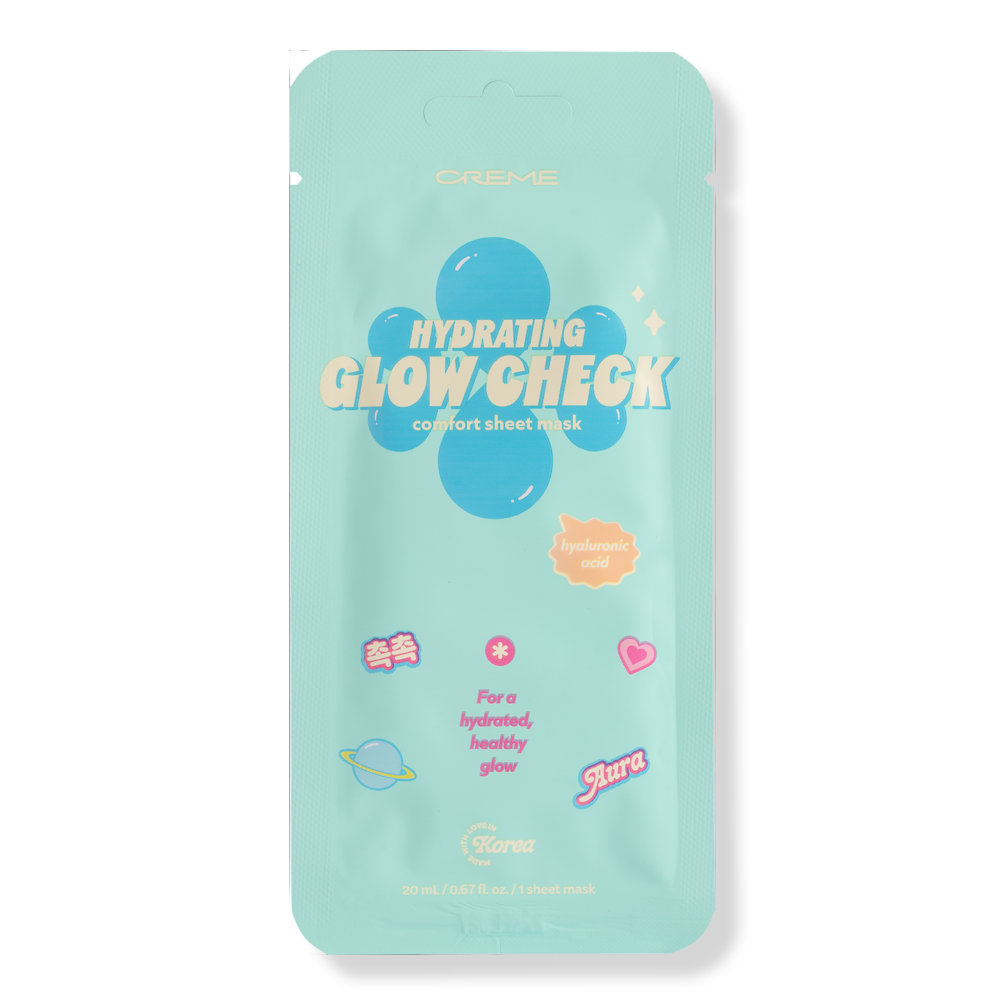 The Crème Shop Glow Check Sheet Mask #1