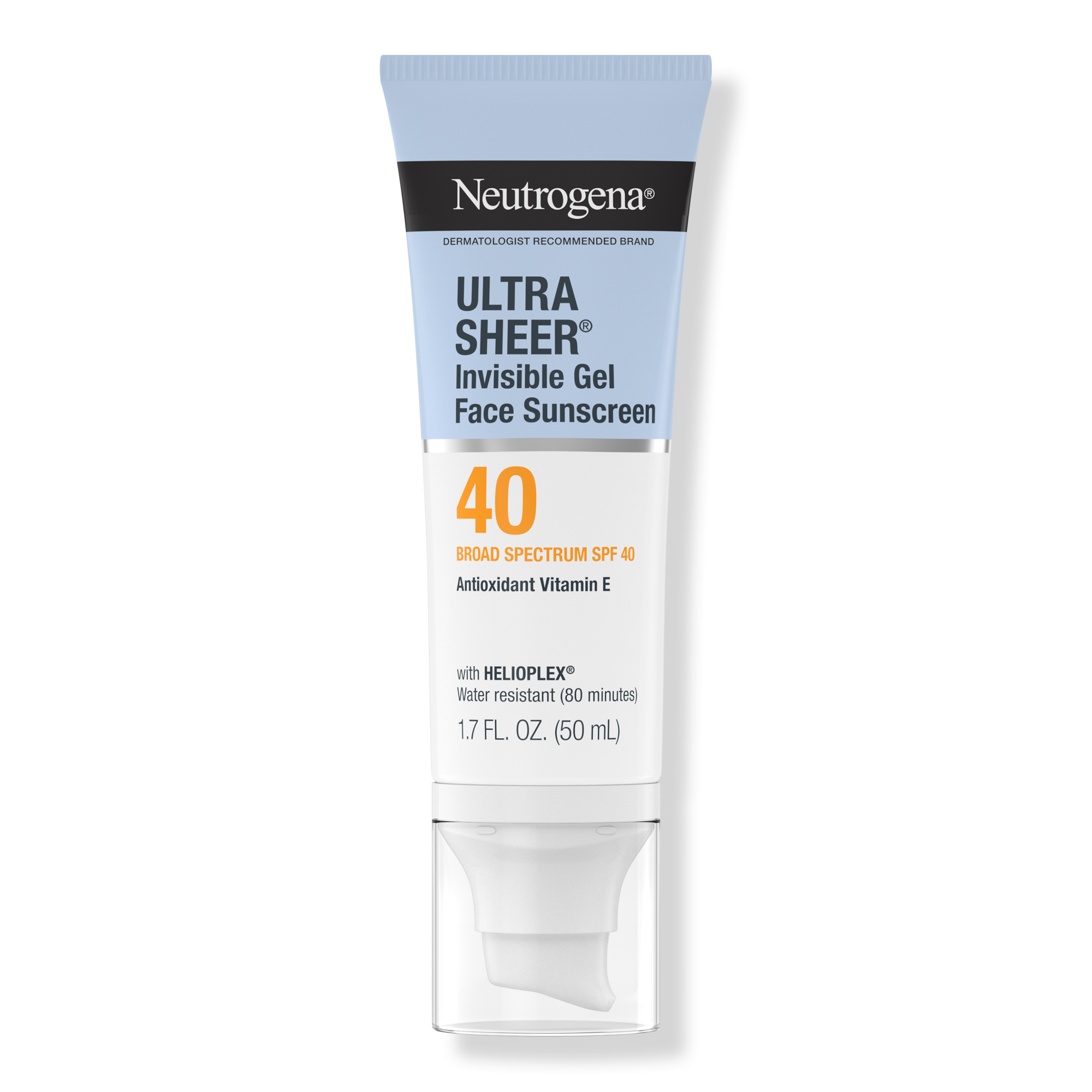 Neutrogena Ultra Sheer Invisible Gel SPF 40 Facial Sunscreen #1