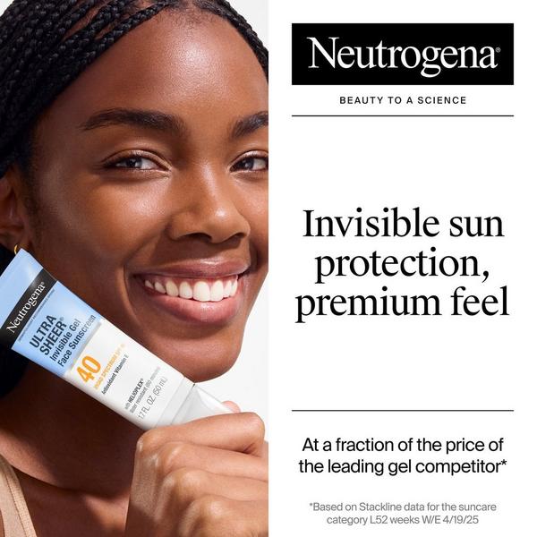 Neutrogena Ultra Sheer Invisible Gel SPF 40 Facial Sunscreen #3