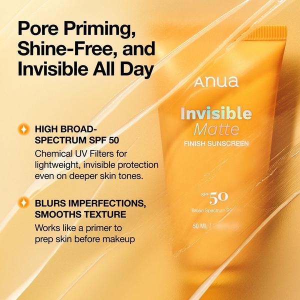 ANUA Invisible Matte Finish Sunscreen #4