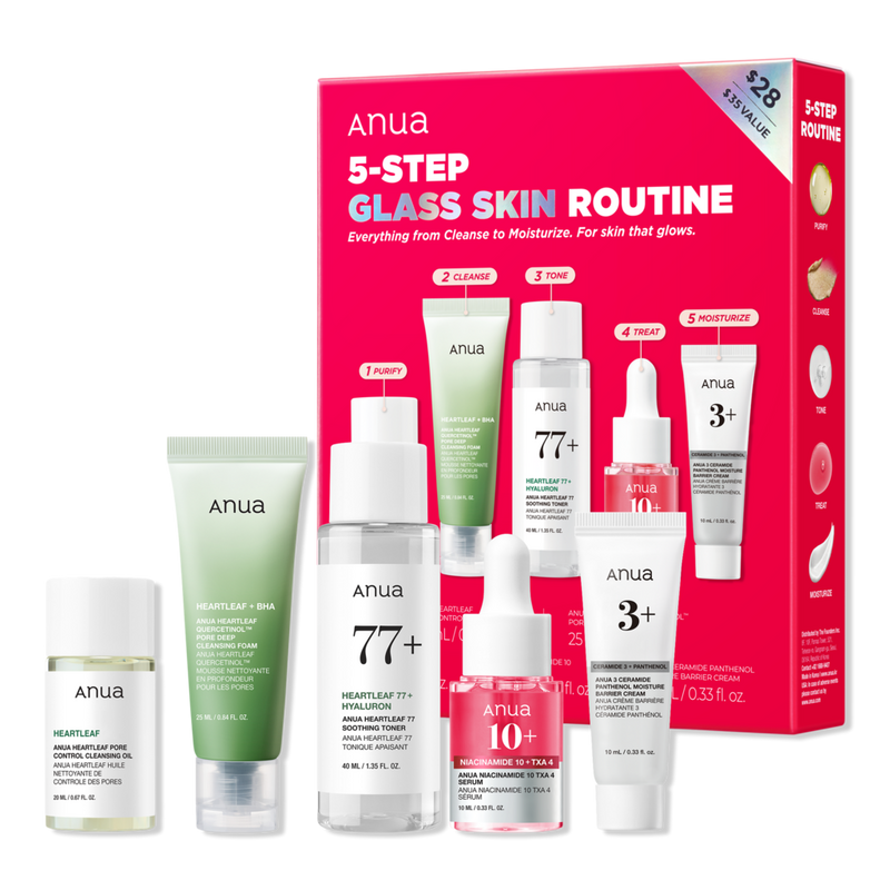 5-Step Glass Skin Routine Set