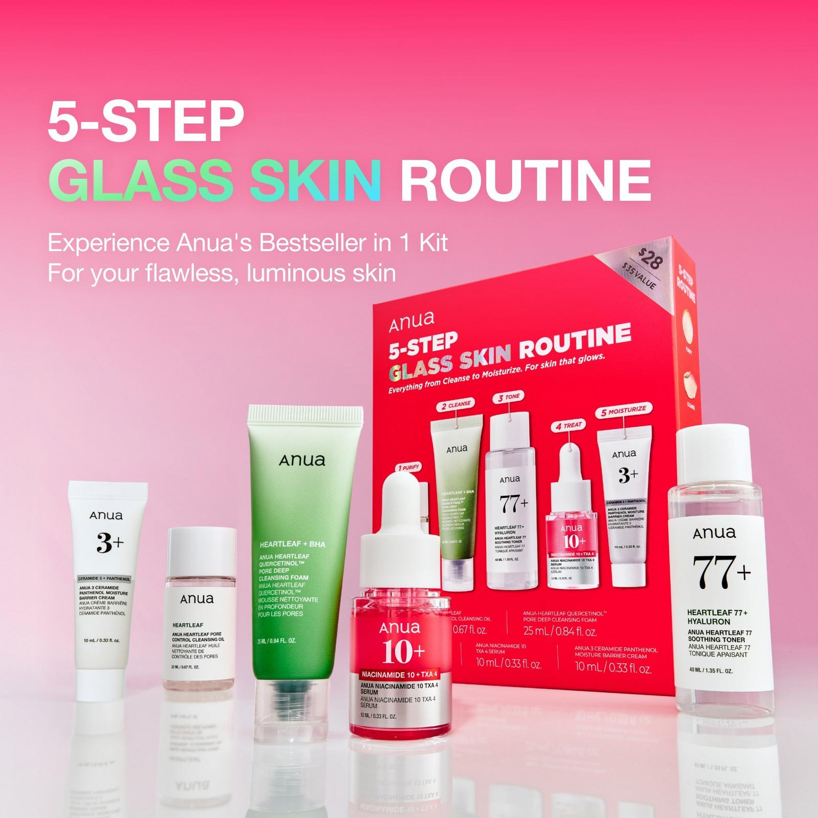 5-Step Glass Skin Routine Set