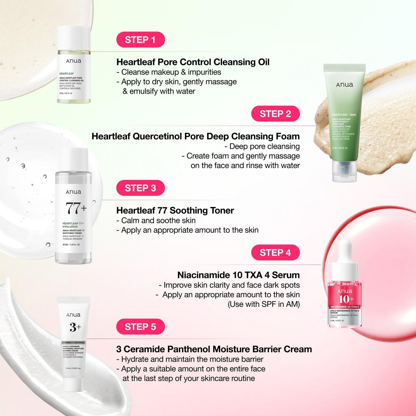 5-Step Glass Skin Routine Set