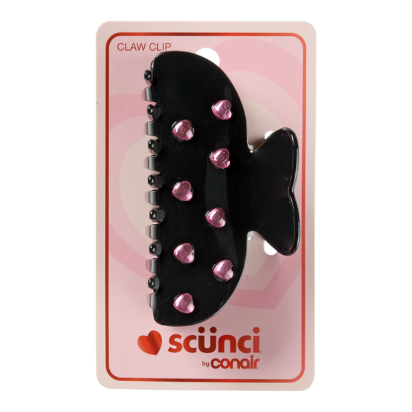 Scünci Claw Clip with Heart Stones #2