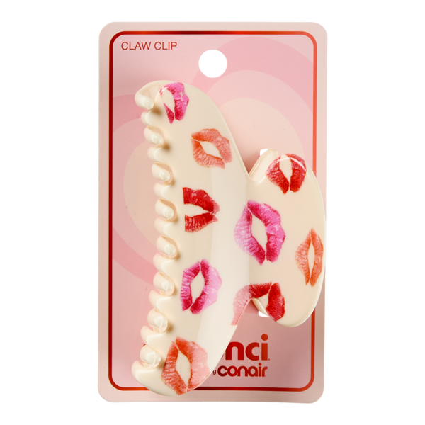 Scünci Lip Prints Claw Clip #2