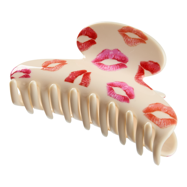 Scünci Lip Prints Claw Clip #3