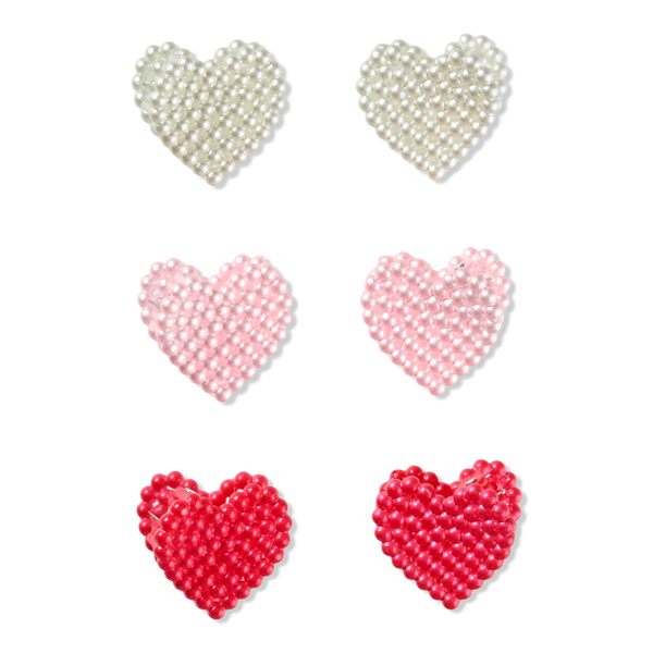 Scünci Mini Heart Pearl Claw Clip #1