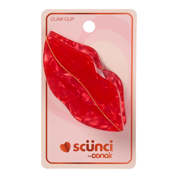 Scünci Acrylic Lips Claw Clip #2