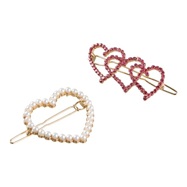 Scünci Heart Jean Wire Barrette #3