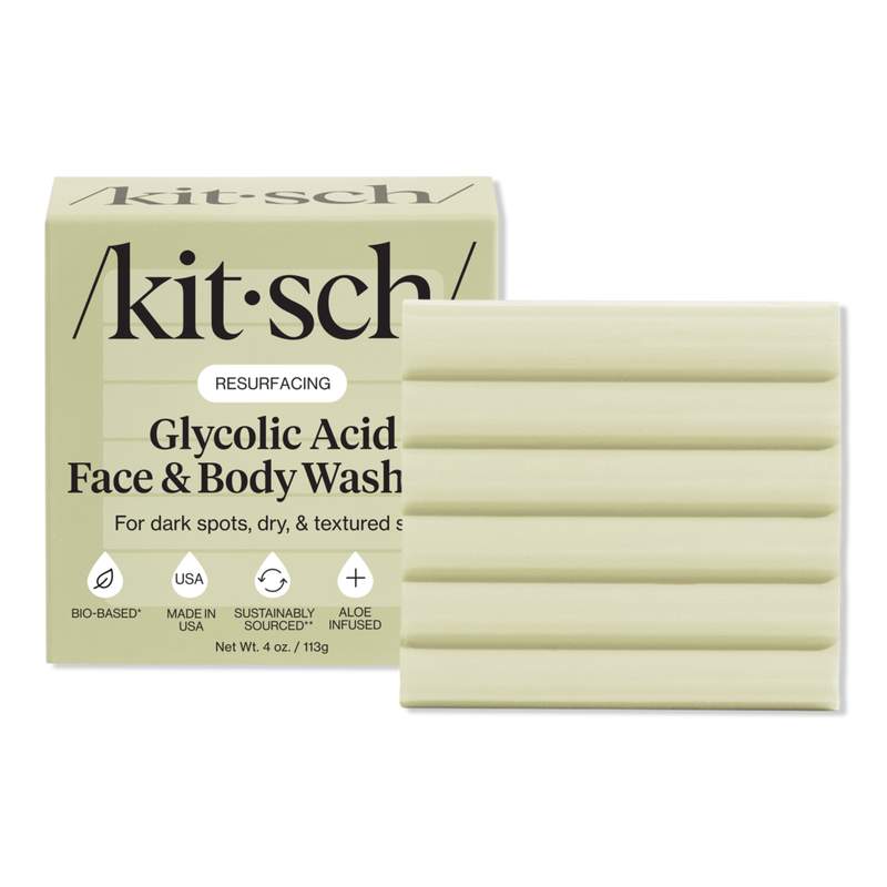 Kitsch - Resurfacing Glycolic Acid Face & Body Wash Bar | Ulta Beauty