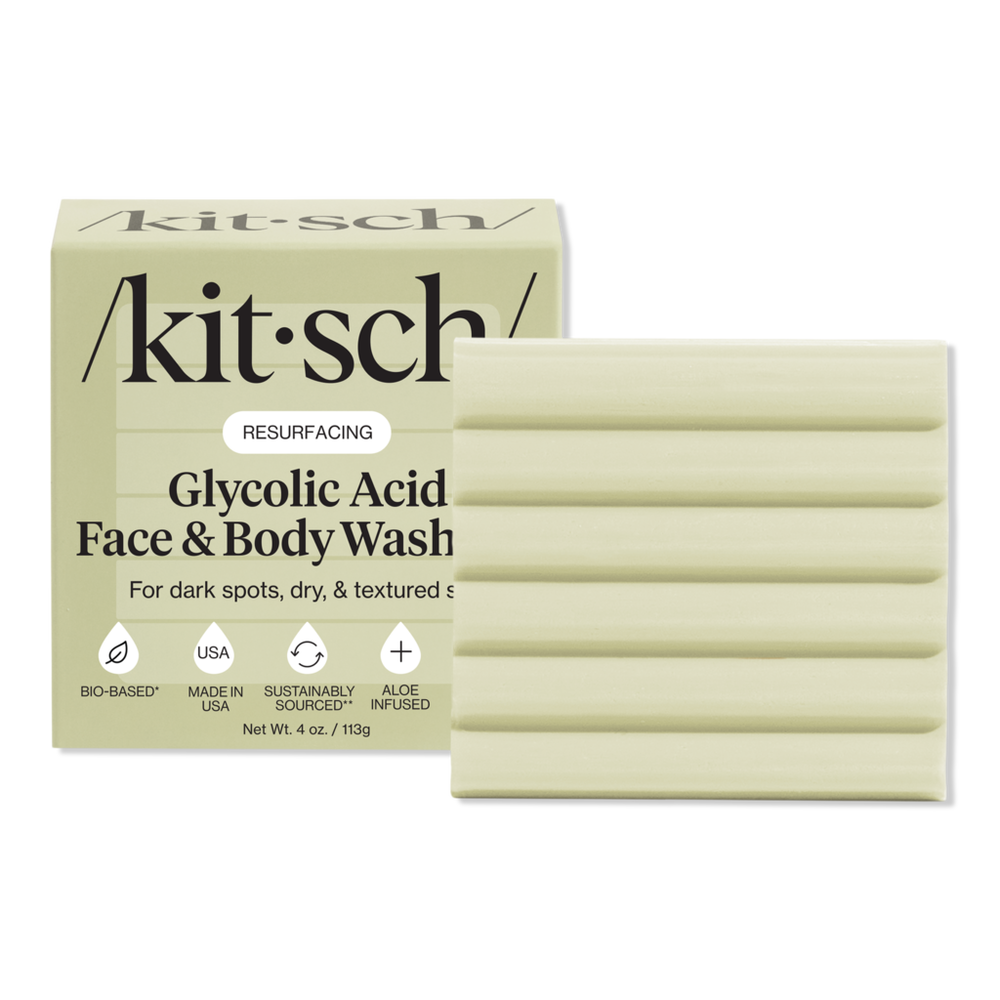 Kitsch Resurfacing Glycolic Acid Face & Body Wash Bar