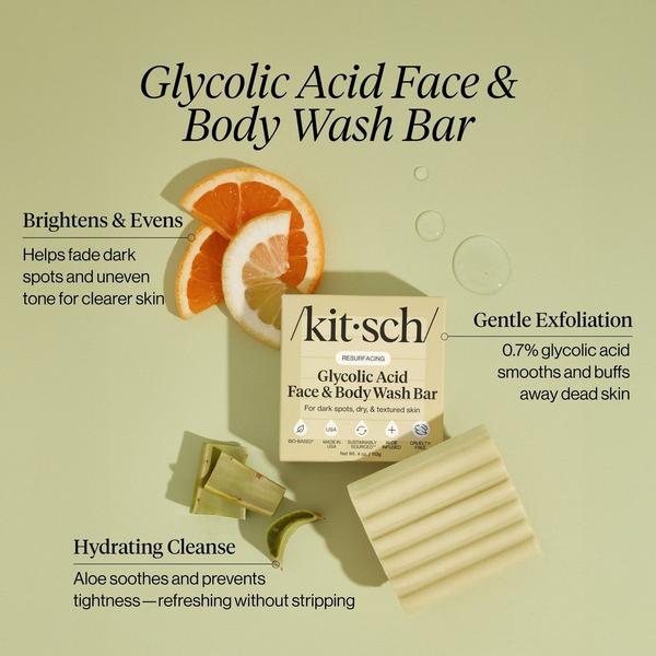 Kitsch Resurfacing Glycolic Acid Face & Body Wash Bar #2