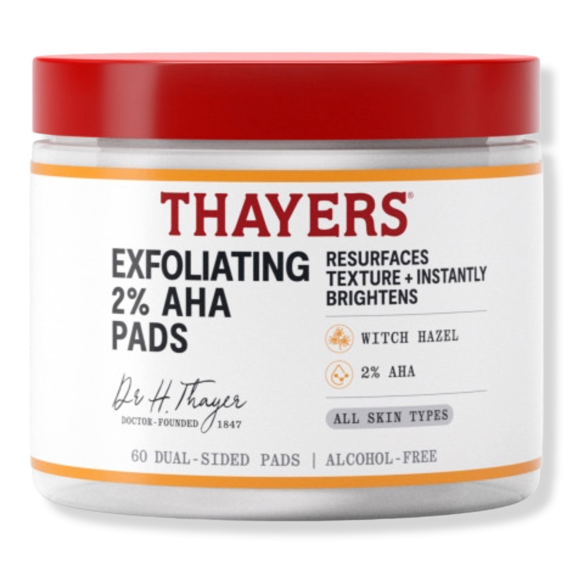 Thayers Exfoliating 2% AHA Pads #1