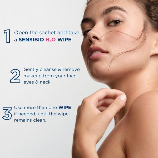 Bioderma Sensibio H2O Wipes Face Cleanser for Sensitive Skin #4