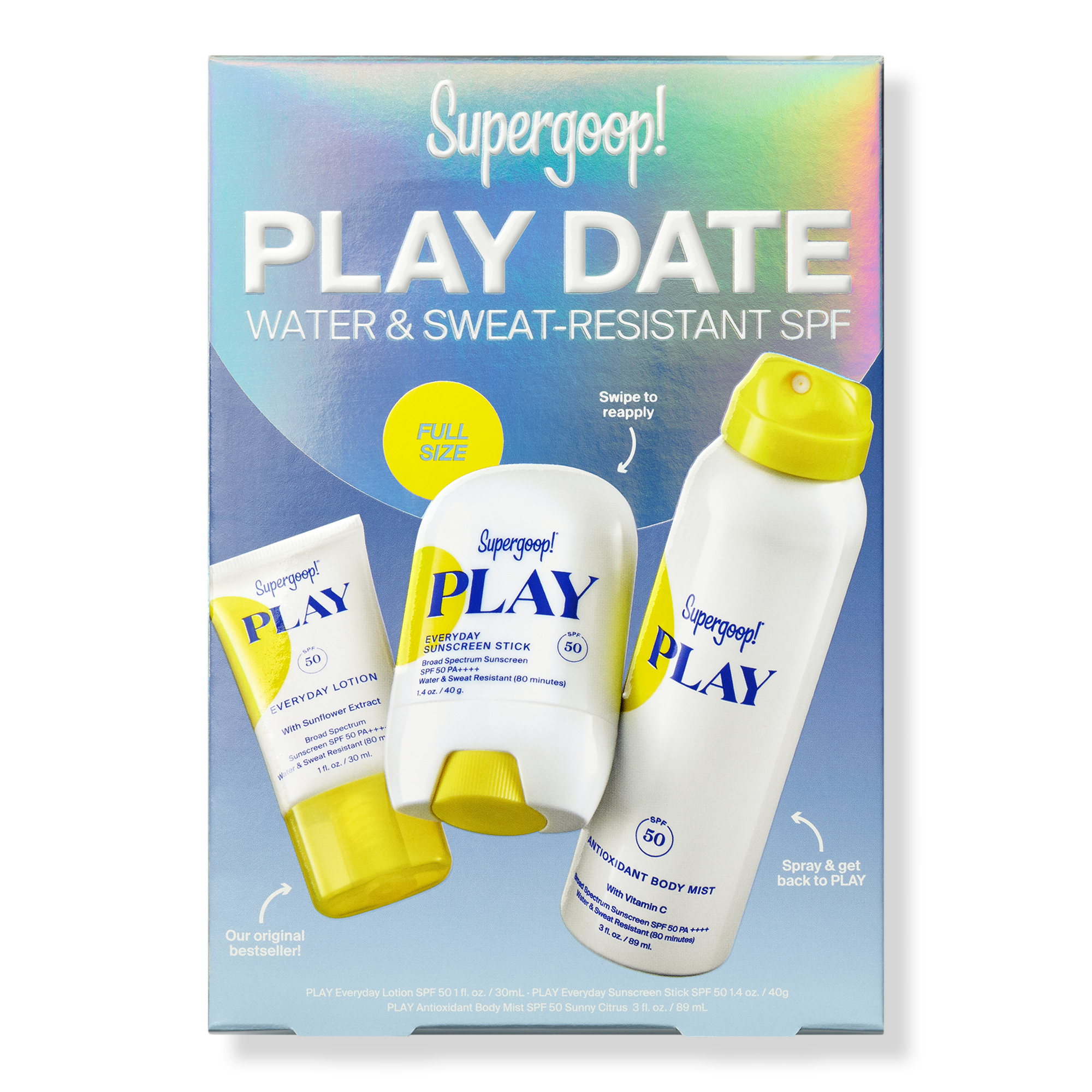 Supergoop! PLAY Date Pool & Sport SPF Set #1